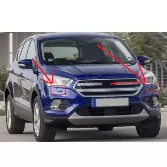 Ford Kuga 2016-2020 Far Yıkama Kapakları resim1