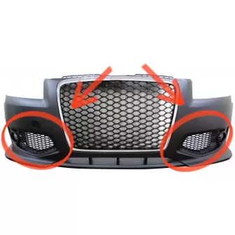 Audi A3 Rs3 Sis Farı Çerçevesi resim1