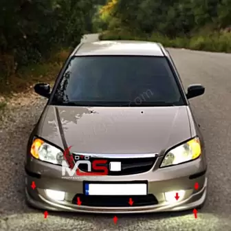 Honda Civic Vtec2 Makyajlı Ön Tampon Eki resim2