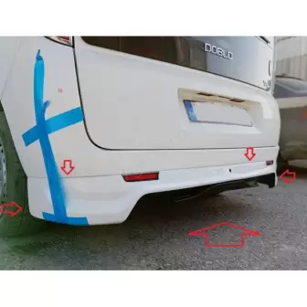 Fiat Doblo 3-4 Arka Tampon Eki resim 1