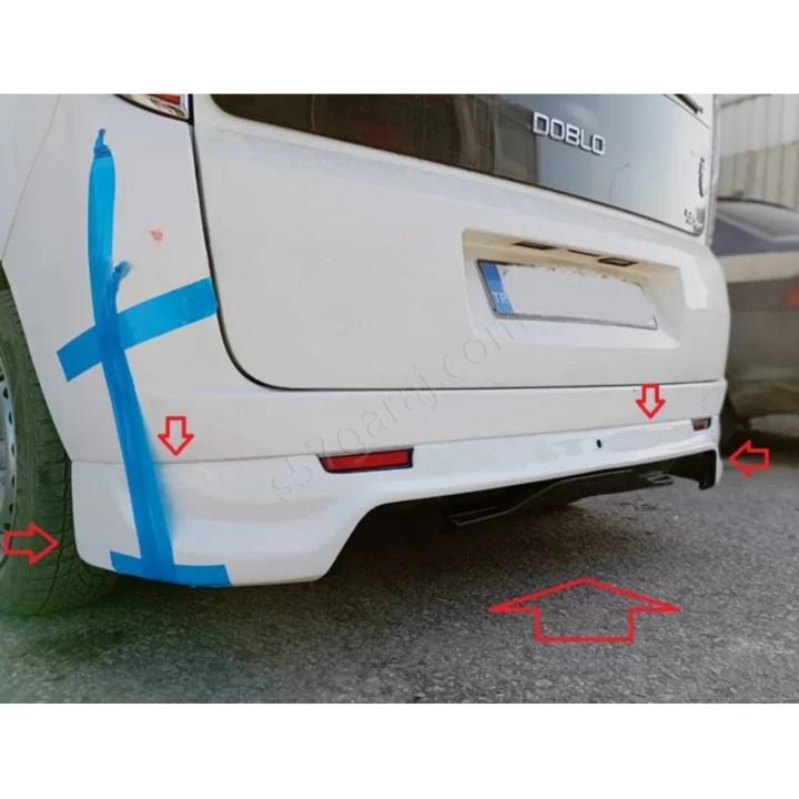 Fiat Doblo 3-4 Arka Tampon Eki