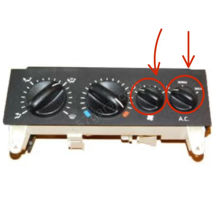 Renault Clio 1 1991-1998 Klima Düğmesi