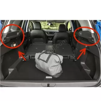 Opel Grandland Arka Bagaj Kapağı Plastiği resim 1