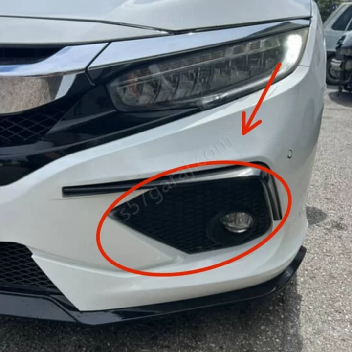 Honda Civic Fc5 2017-2019 Sis Farı Çerçevesi