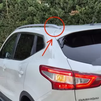 Nissan Qashqai Arka Tavan Çıtası Kapağı resim 1