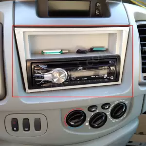 Renault Traffic 2 Dın 1 Teyp Çerçevesi resim1