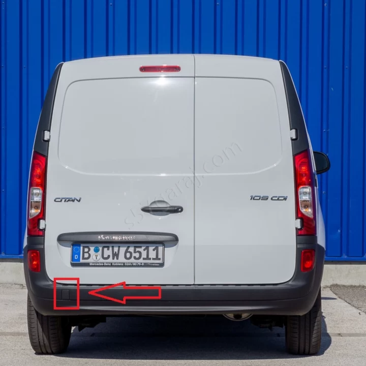 Mercedes Citan 2012 Üzeri Arka Tampon Kapak