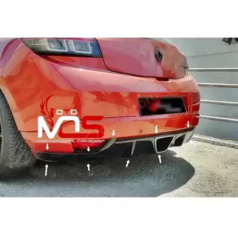 Renault Megane 3 Rs Görünümlü Difüzör resim2