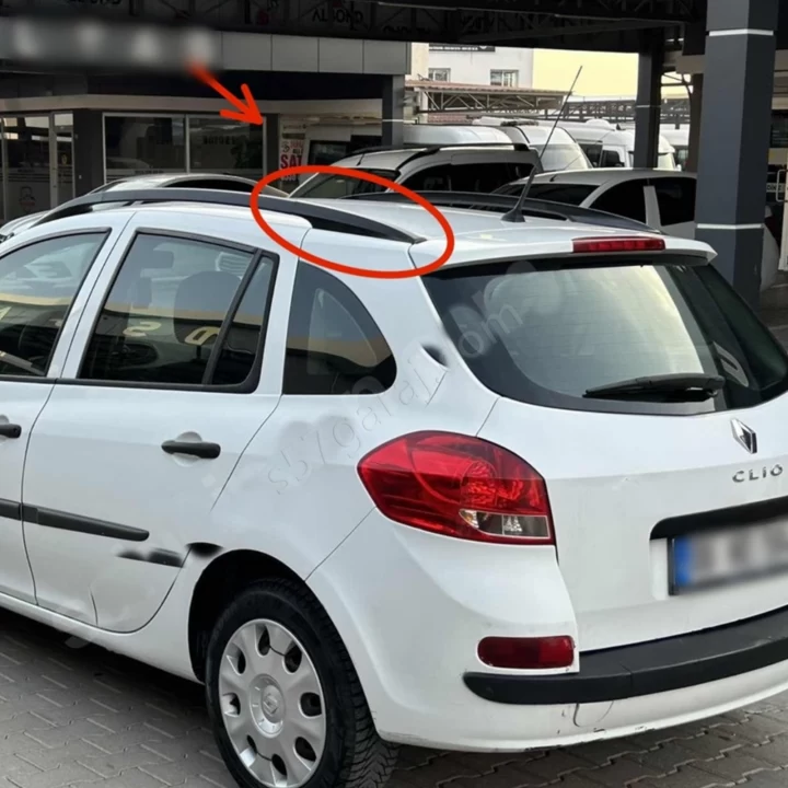 Renault Clio Mk3 Tavan Çıtası Arka Kapağı