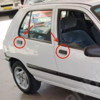 Renault Clio 1 1991-1998 Kapı Kolu resim 1