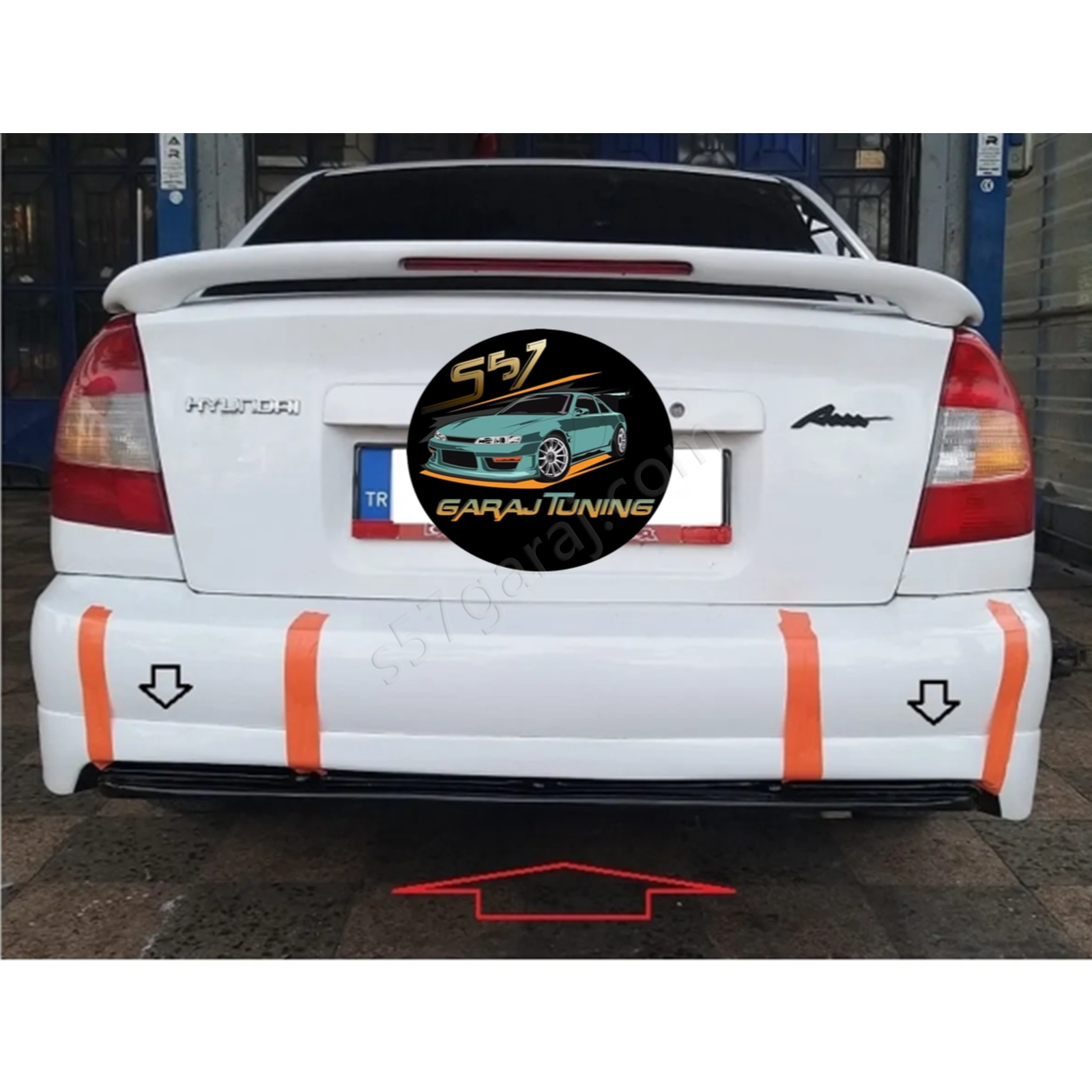 Hyundai Accent Milenyum Kasa Gtm Arka Tampon Eki