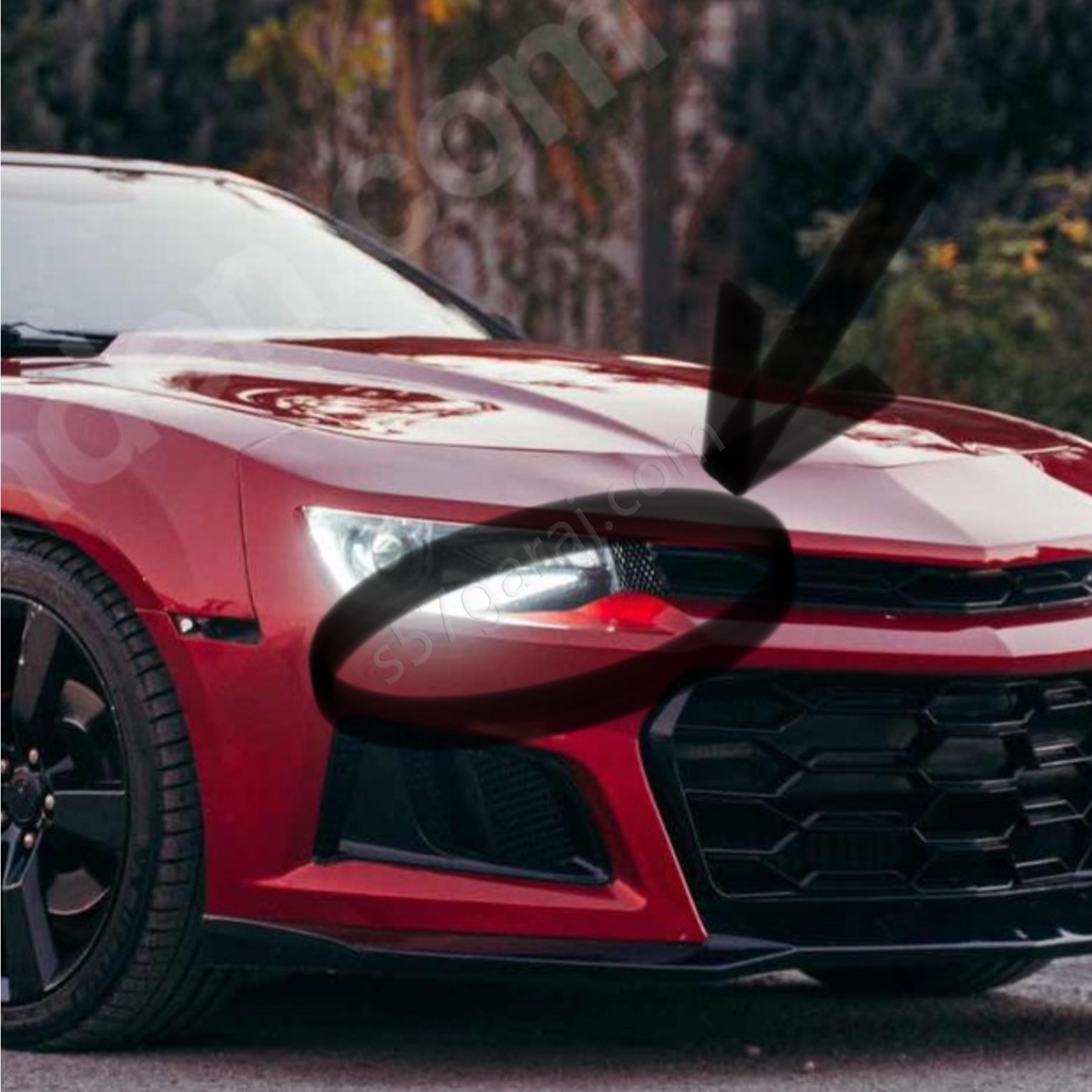 Chevrolet Camaro Far Altı Plastiği