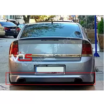 Opel Vectra C Çift Çıkış Egzozlu Arka Tampon Eki resim4