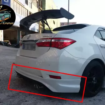 Toyota Corolla 2013-2018 Arka Tampon Eki resim5