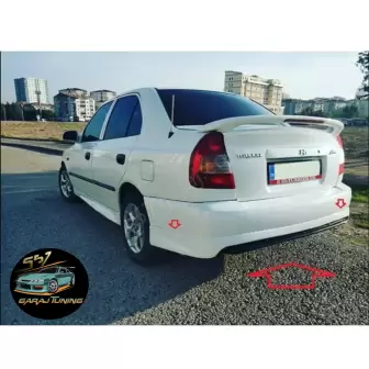 Hyundai Accent Milenyum Kasa Gtm Arka Tampon Eki resim2