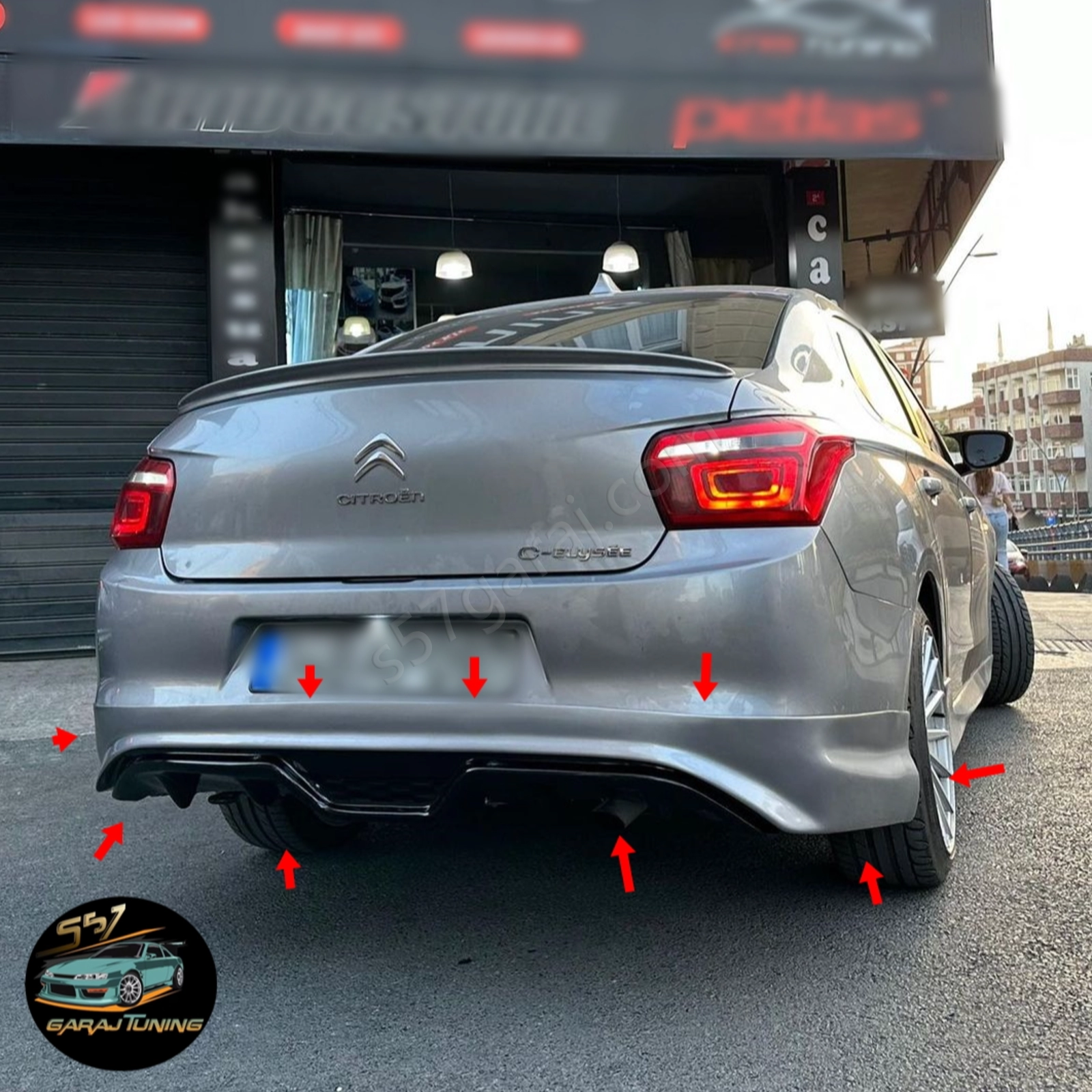 Citroen C-Elysee Arka Tampon Eki 2013-2022
