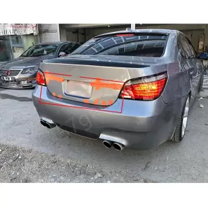 Bmw E60 Kare Plakalık resim2