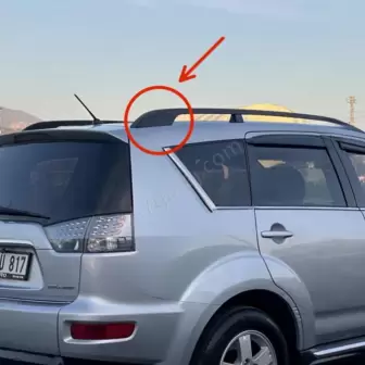 Mitsubishi Outlander Arka Tavan Çıtası Kapağı resim 1