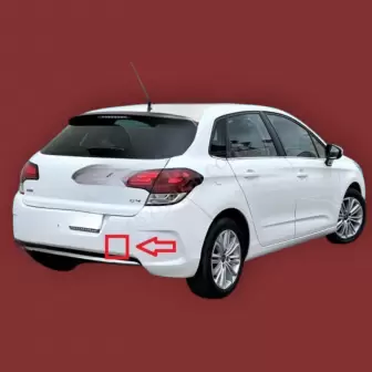 Citroen C4 2010-2018 Arka Tampon Kapak resim2