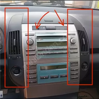 Toyota Verso Havalandırma Çerçevesi resim 1