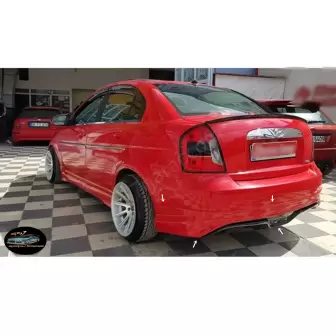 Hyundai Accent Era Custom Arka Tampon Eki resim2