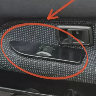 Toyota Corolla 1988-1992 Ae Cam Açma Düğme Çerçeve resim1
