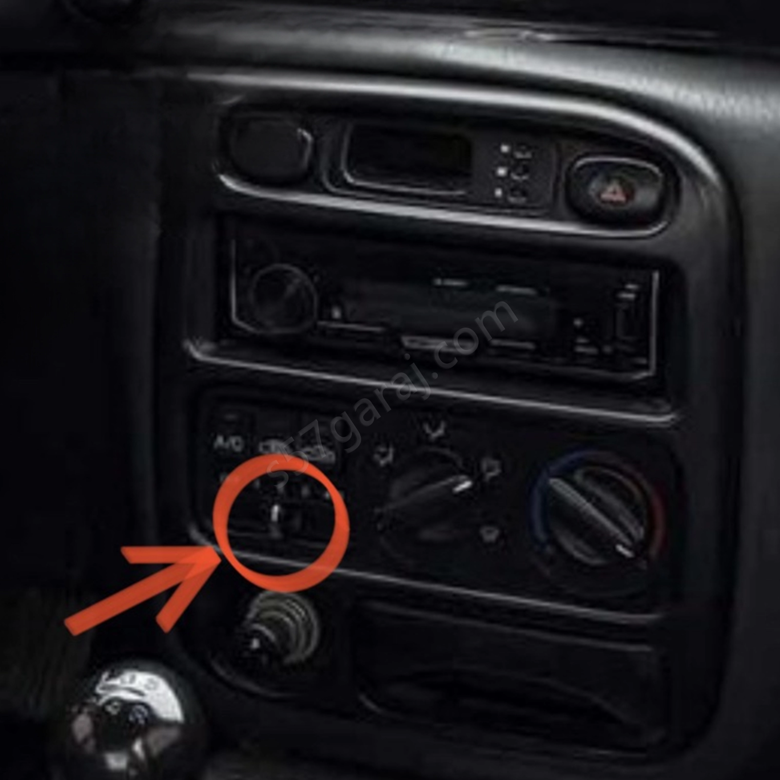 Hyundai Accent 1990-2000 Kalorifer Ayar Düğmesi