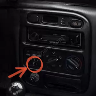 Hyundai Accent 1990-2000 Kalorifer Ayar Düğmesi resim1