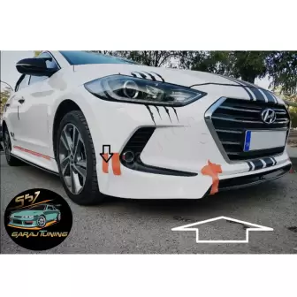 Hyundai Elantra 2016-2018 Gt Ön Tampon Eki resim1