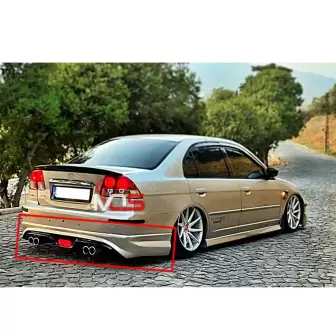 Honda Civic Vtec2 Custom Arka Tampon Eki resim3