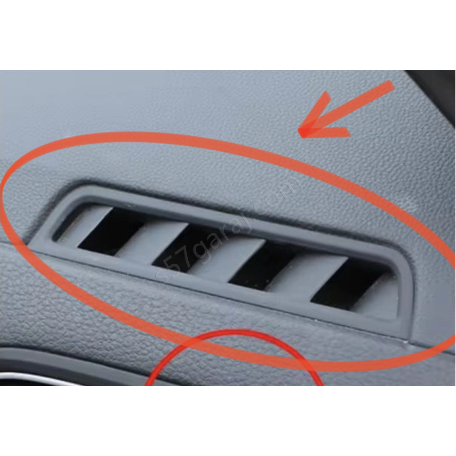 Volkswagen Golf 7-7.5 Torpido Havalandırma Parçası
