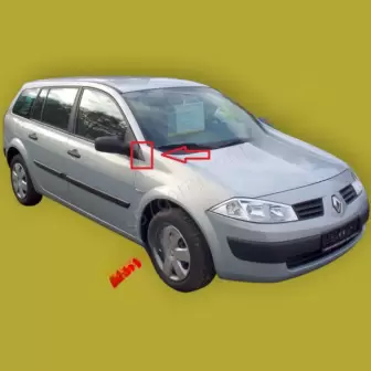 Renault Megane 2 Ayna Üçgeni 2003-2008 resim3