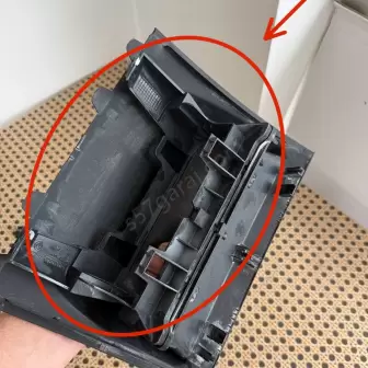 Renault Megane 2 2002-2009 Saatli Radyo Arka Trim resim 1