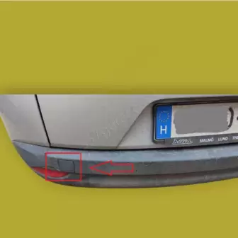 Renault Megane 3 Arka Tampon Kapak 2008-2016 resim2