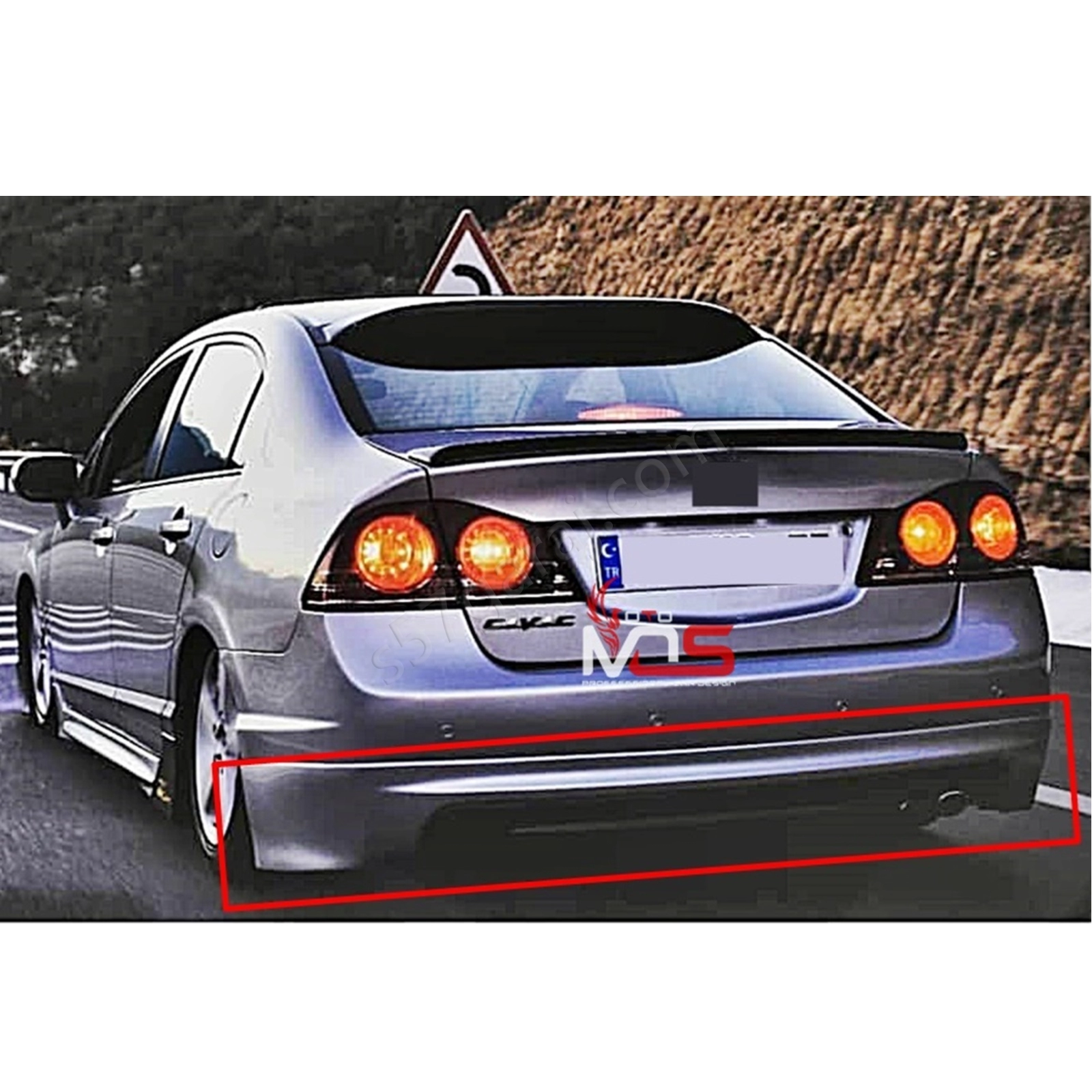 Honda Civic Fd6 Arka Tampon Eki