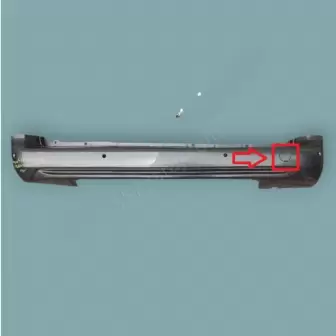 Peugeot Partner 2018-2023 Arka Tampon Kapak resim2