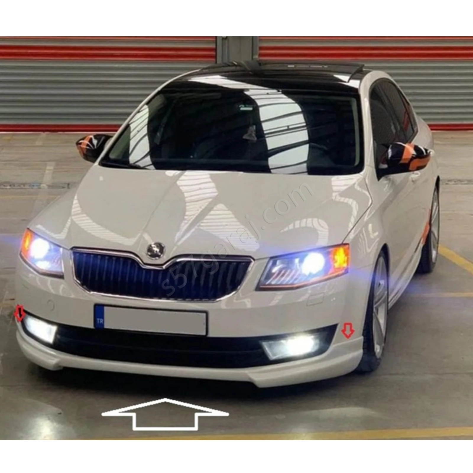 Skoda Octavia 2013-2017 Ön Tampon Eki