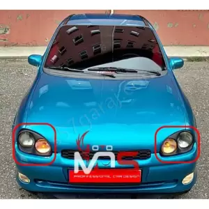 Opel Corsa B Morette Far Çerçevesiz resim5