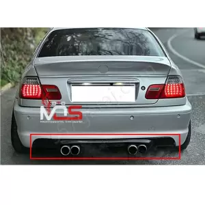Bmw E46 M Tampon Difüzör Çift Çıkış resim2