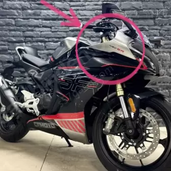 Cf Moto 450 Sr Motosiklet Kaporta Kafa Kısmı resim1