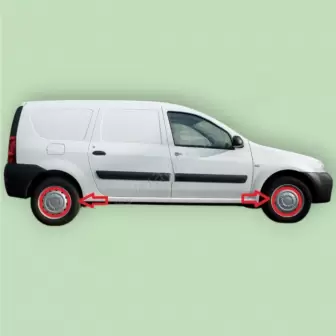 Dacia Logan Sandero Jant Göbekleri 4 Ad resim2