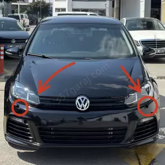 Volkswagen Golf 6.5 Far Yıkama Kapakları resim 1