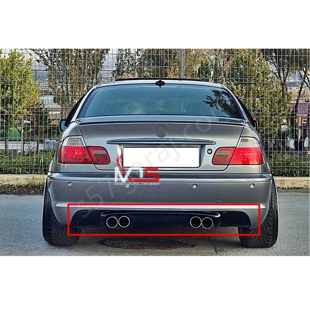 Bmw E46 M Tampon Difüzör Çift Çıkış