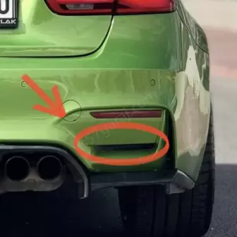 Bmw F80 M3 Arka Tampon Izgarası resim1