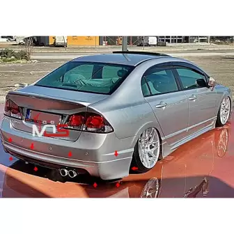 Honda Civic Fd6 Arka Tampon Eki resim5