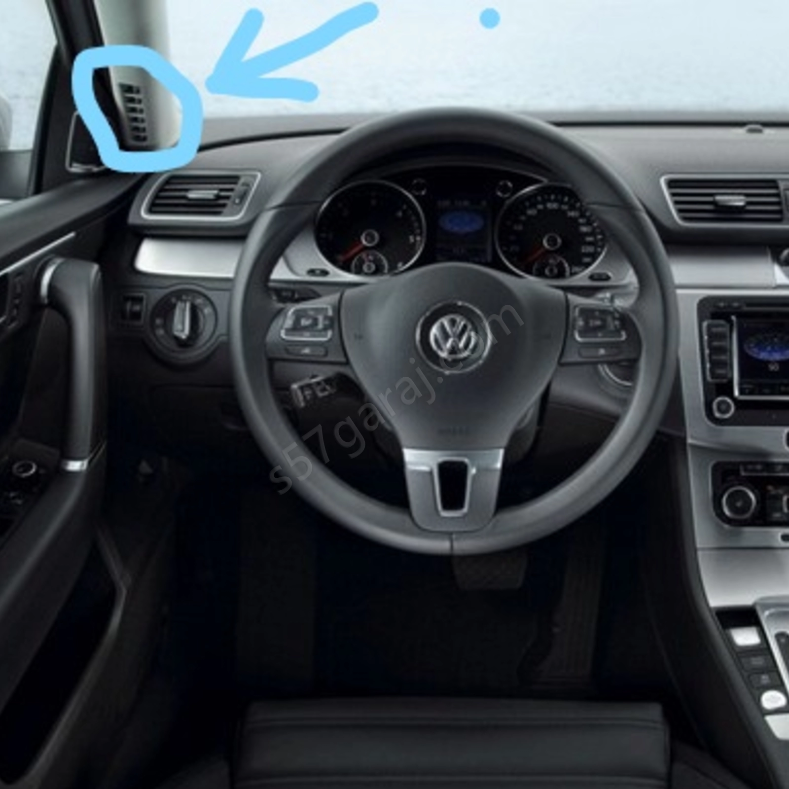 Volkswagen Passat B7 Havalandırma Şöfor Tarafı